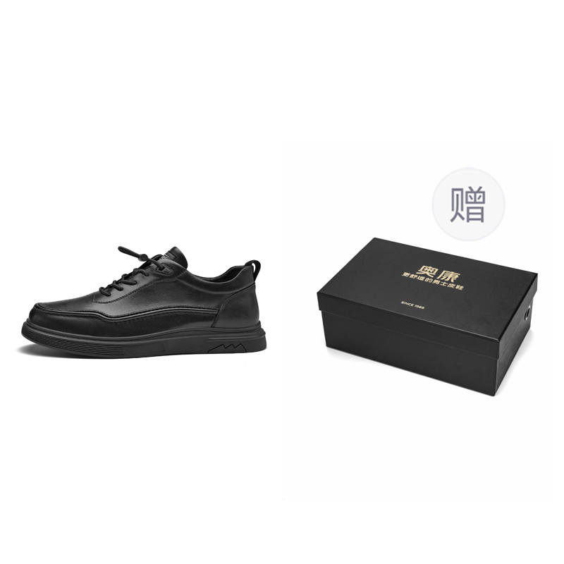 AOKANG Casual Shoes Men's Low Top Black