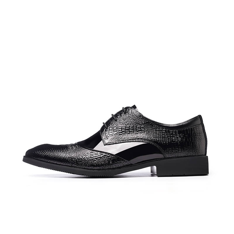 LAORENTOU Top Grain Cow Leather Dress Shoes Men's