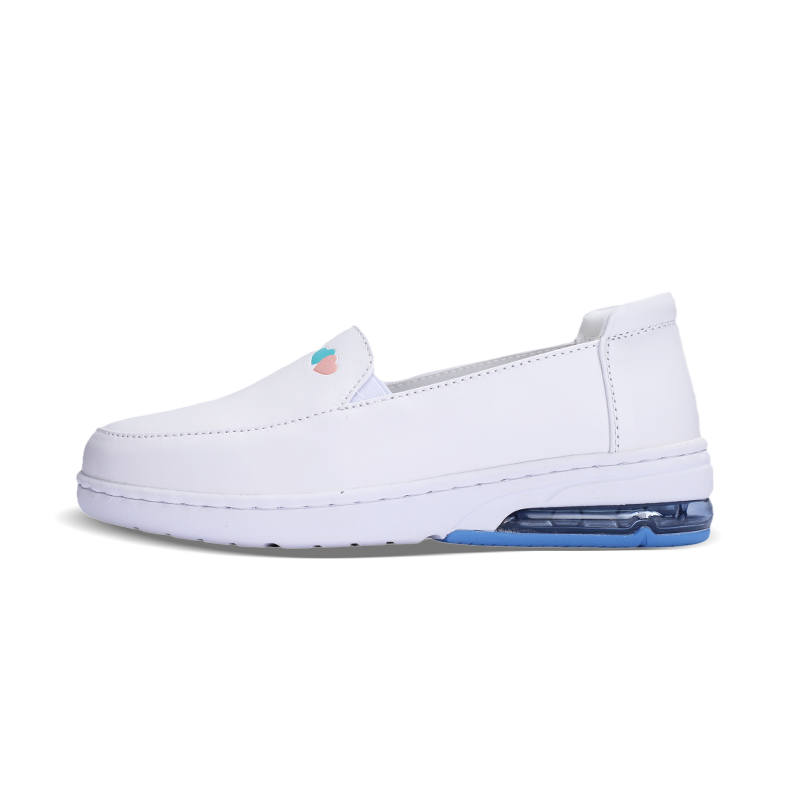 FEIYING Cherry Blossoms Loafers Women's White