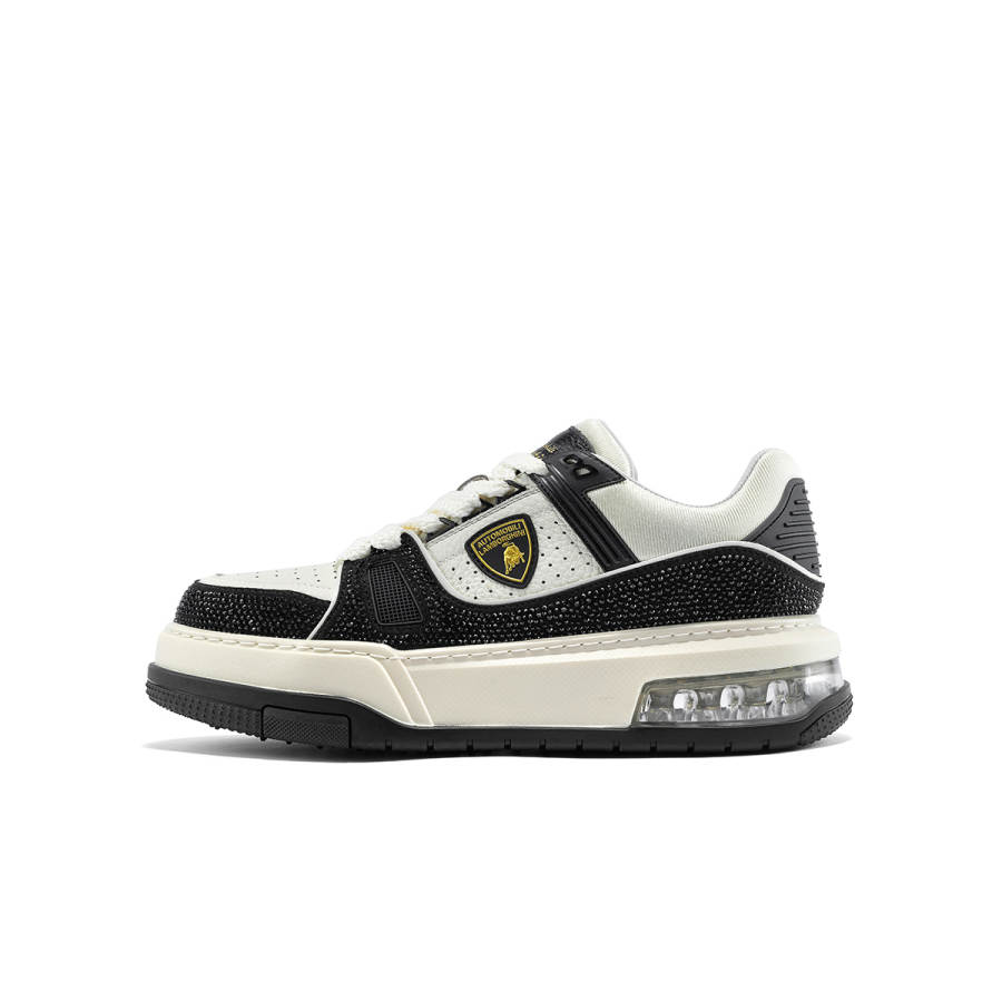 AUTOMOBILI LAMBORGHINI Low top Skateboard Shoes Men's Black