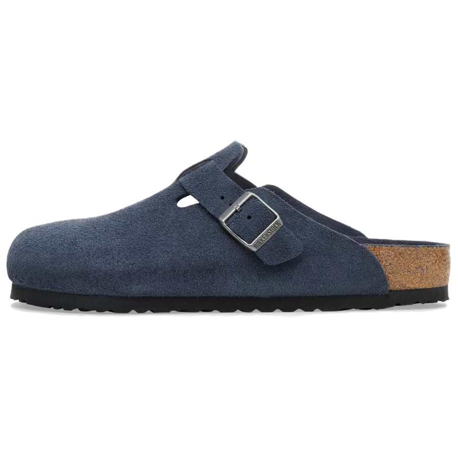 Birkenstock Boston No Special Function Closed Toe Slippers Unisex Blue Regular Loose Fit