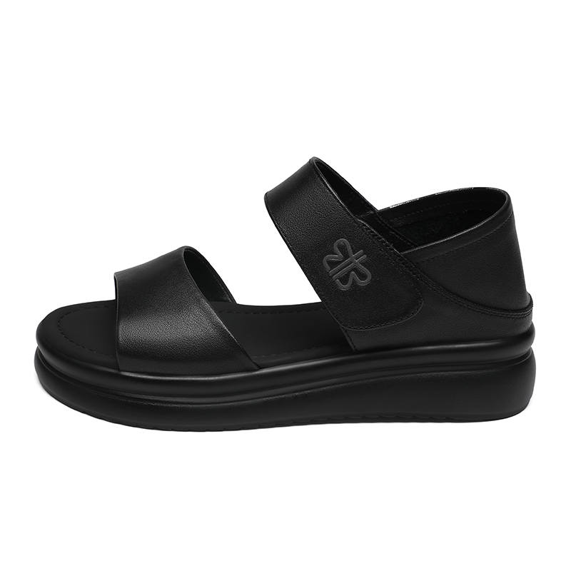 ZHR Cow Leather One Strap Sandals Women's