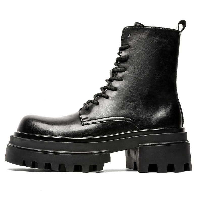 PINYI Product B Combat Boots Men's Black