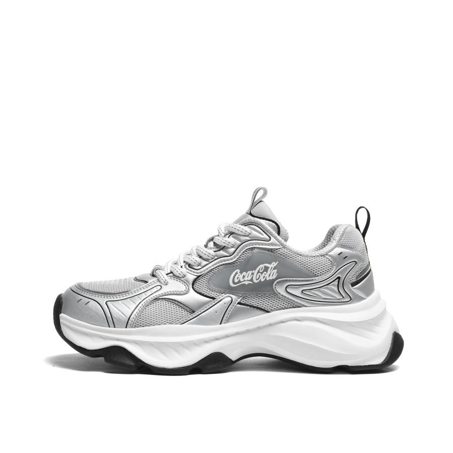 Coca-Cola Coca Cola Slip Resistant, Breathable, Lightweight, Height Increasing Low top Chunky Sneakers Unisex