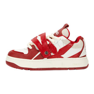 GRKC Synthetic Leather Low top Skateboard Shoes Unisex Red
