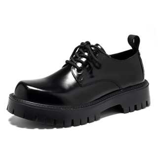 V ZERO FIVE Microfiber Leather Casual Shoes Men's Black