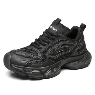 AOSAILUN Low top Chunky Sneakers Men's Black
