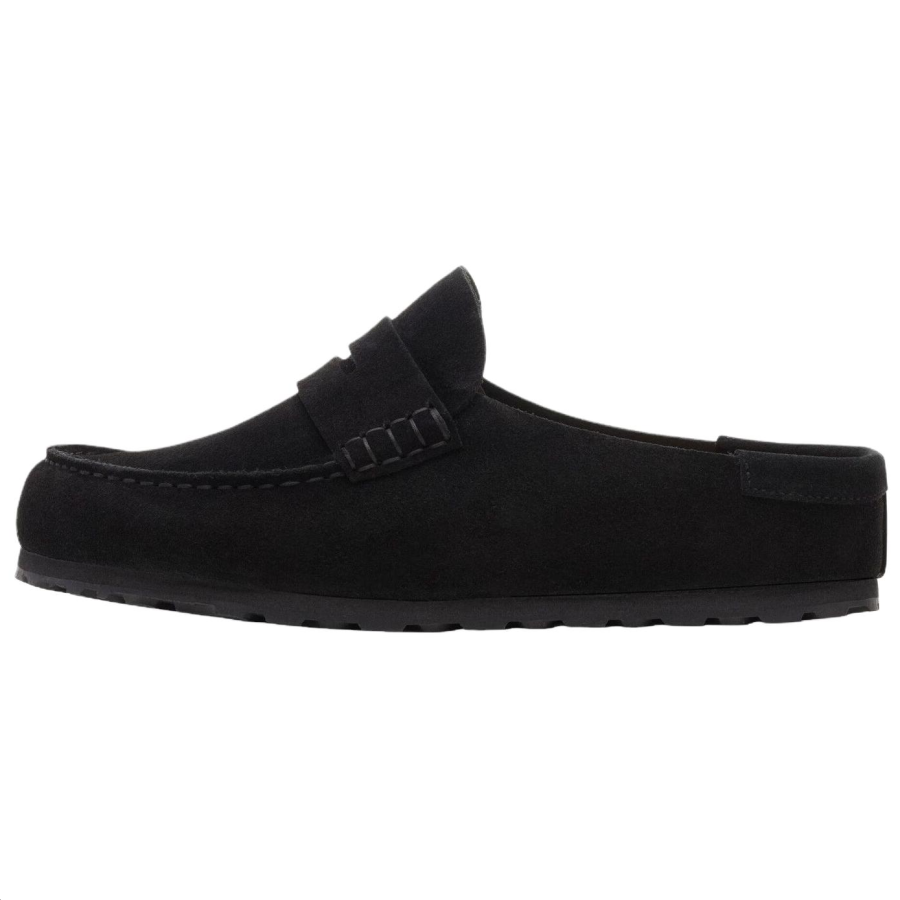 Birkenstock Naples Rubber Sole No Special Function Closed Toe Slippers Unisex Black Narrow