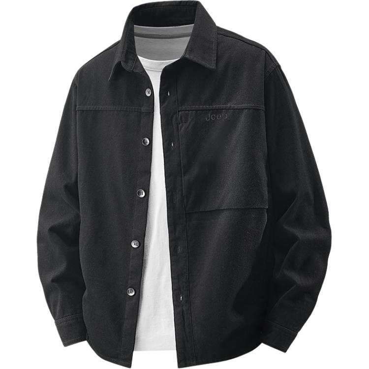 Jeep Jeep Shirts Unisex Lapel Moderate Workwear