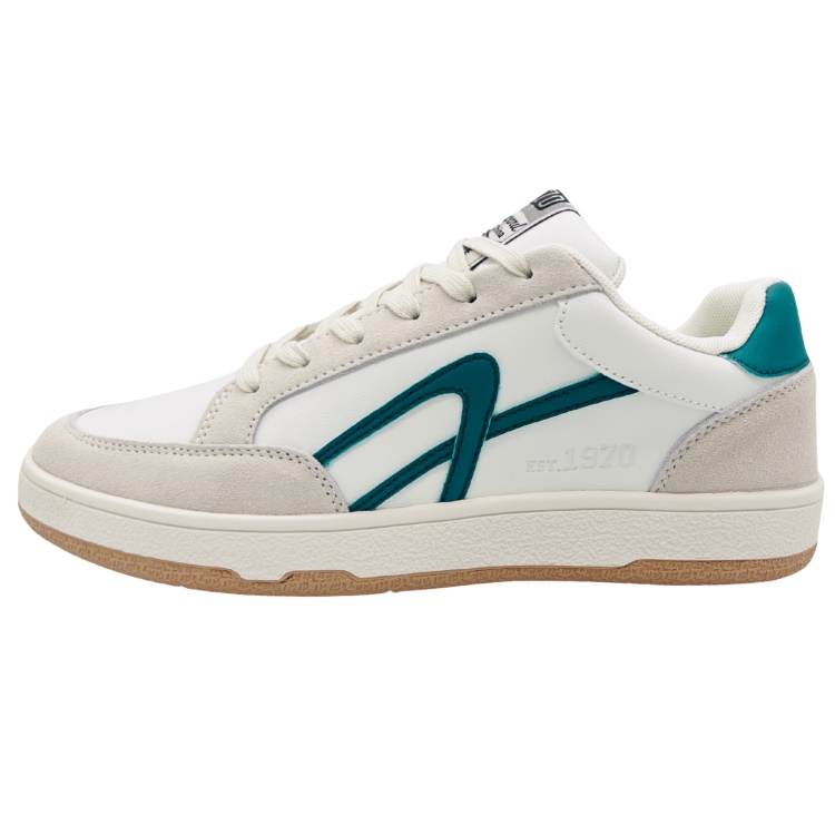 QIANJIN Low top Skateboard Shoes Men's Ecru