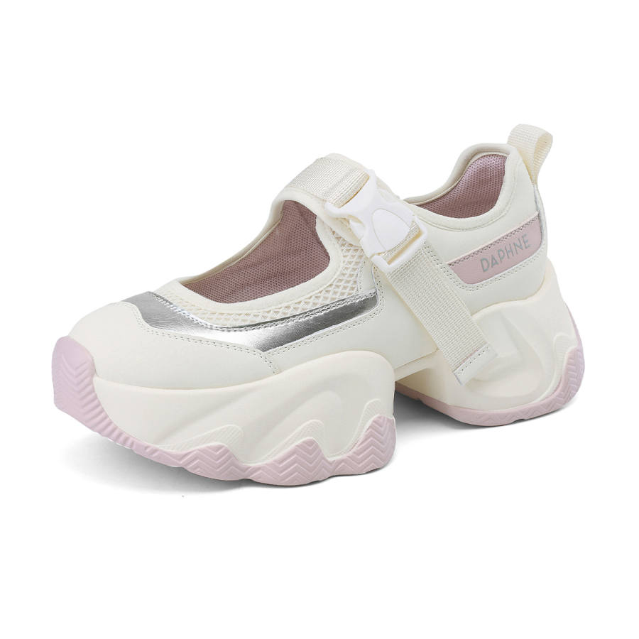 DAPHNE Mary Jane Shoes Women's Purple/Beige