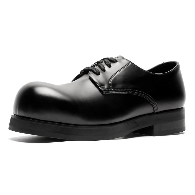 KAQIAODI Microfiber Leather Casual Shoes Men's Black
