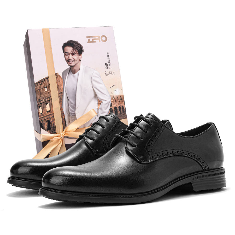 ZRO Top Grain Cow Leather Dress Shoes Men's Black/Brown