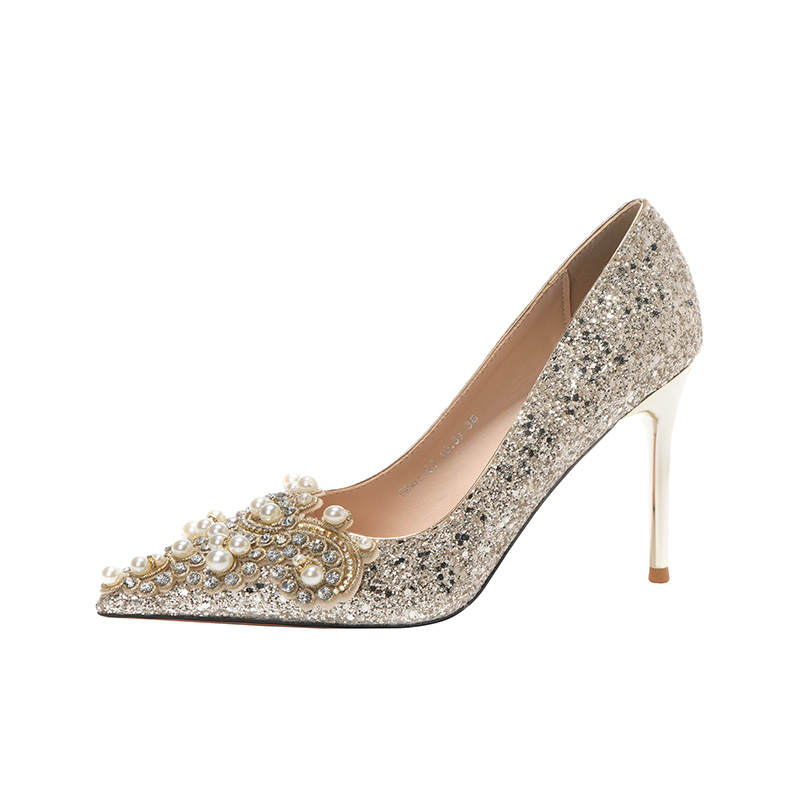 HKCP Slim Heel High Heels 8.5cm Women's