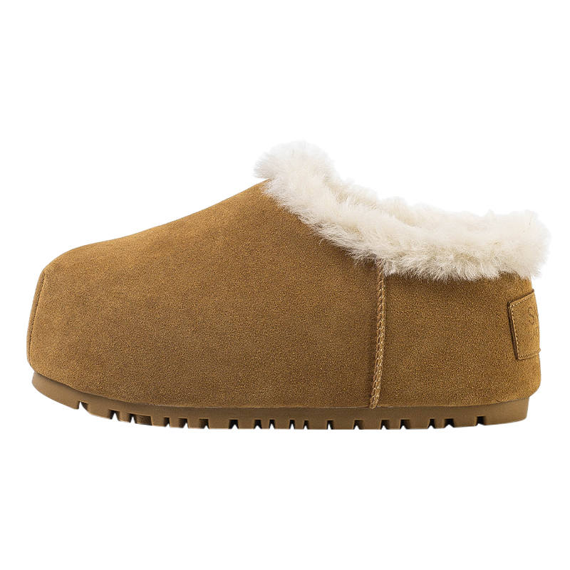 MIAOLV Cow Suede Thermal Abrasion Resistant Height Increasing Thermal Abrasion Resistant Height Increasing Ankle Length