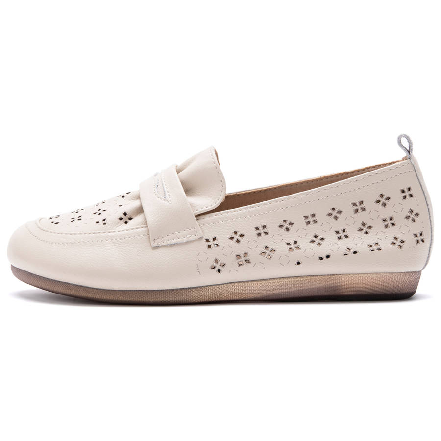 KANGLINIAO Cow Split Leather Casual Shoes 1.5cm Women's