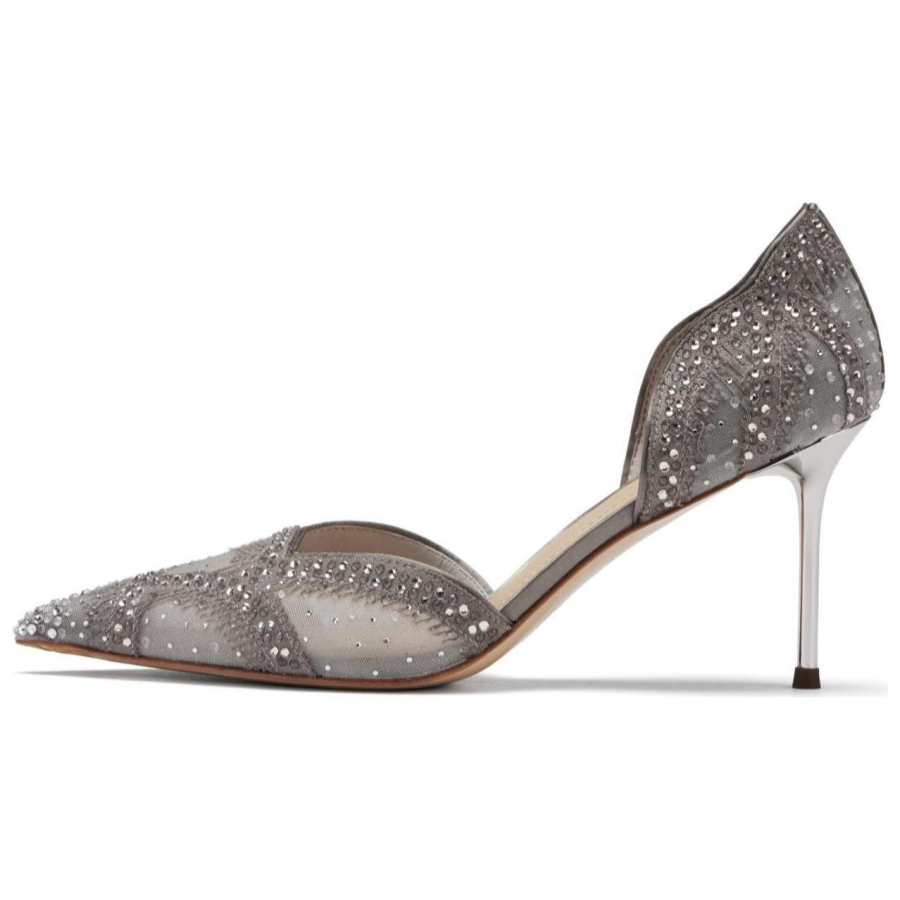 73Hours Rose Girlish High Heels Women's Gray