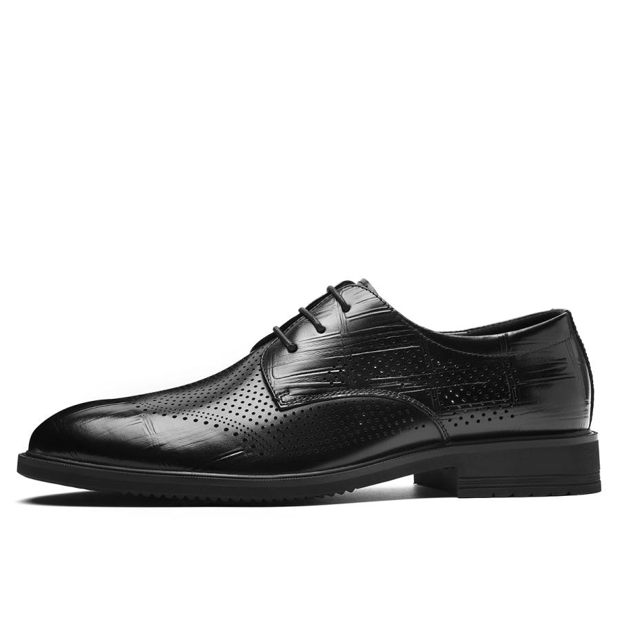 HLA Top Grain Cow Leather Casual Leather Shoes Men's