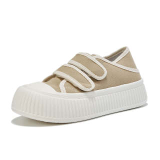 XIAOHONGREN Slip Resistant Abrasion Resistant Slip Resistant Abrasion Resistant Low top Skateboard Shoes Women's Khaki