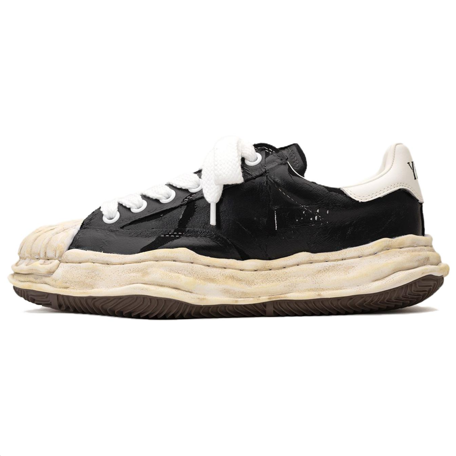 Mihara Yasuhiro Blakey Torn-Film Lace-Up Sneakers
