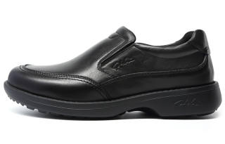 Satchi Cow Leather Loafers 4.5cm Men's Black