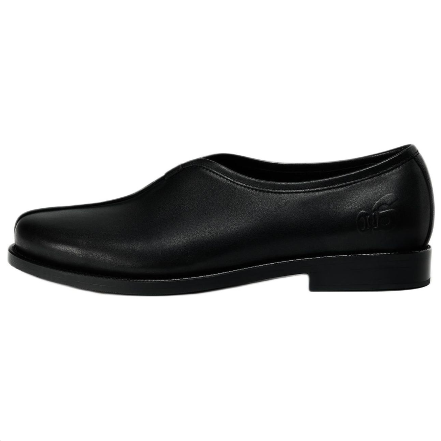ZARA AO YES Cow Leather Casual Shoes Men's Black