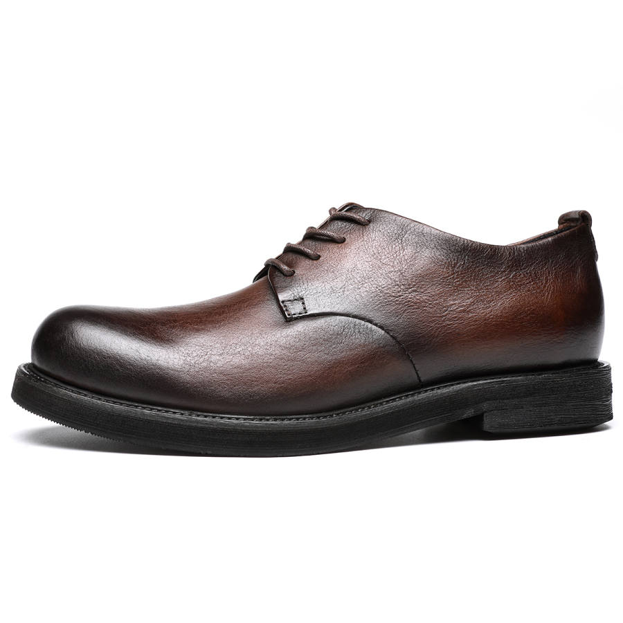 DIENGRLEY Dress Shoes Men's Low Top Coffee
