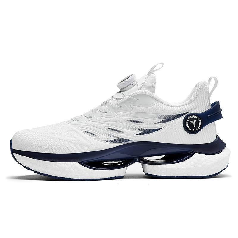 TOMAY Fabric Slip Resistant, Abrasion Resistant, Height Increasing Low top Running Shoes Men's