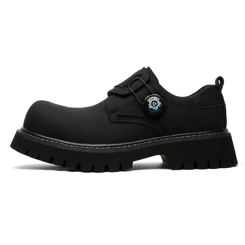 WEISHIBANGWEI WEISHIBANGWEI Microfiber Leather Casual Shoes Men's Black