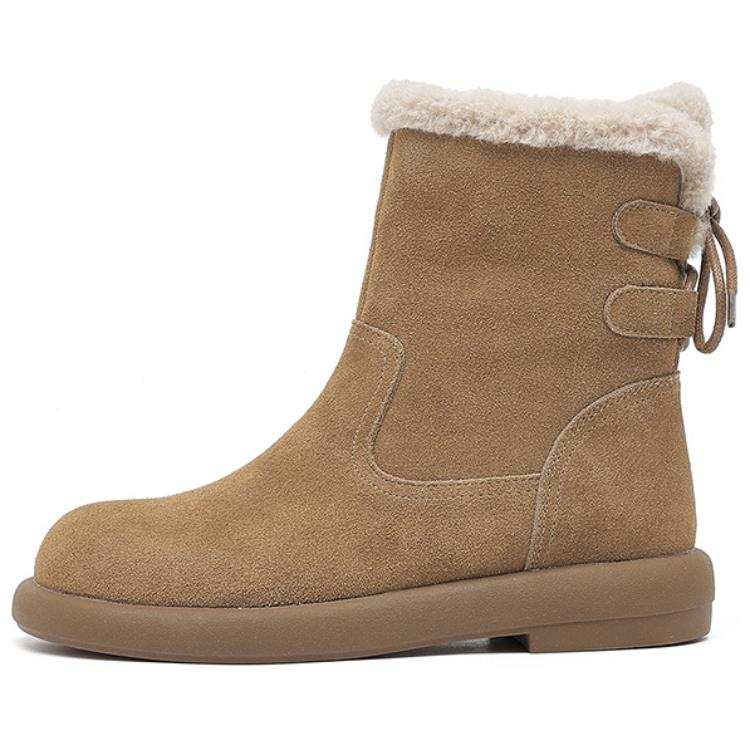 DAPHNE DAPHNE Thermal Slip Resistant Short Snow Boots Women's
