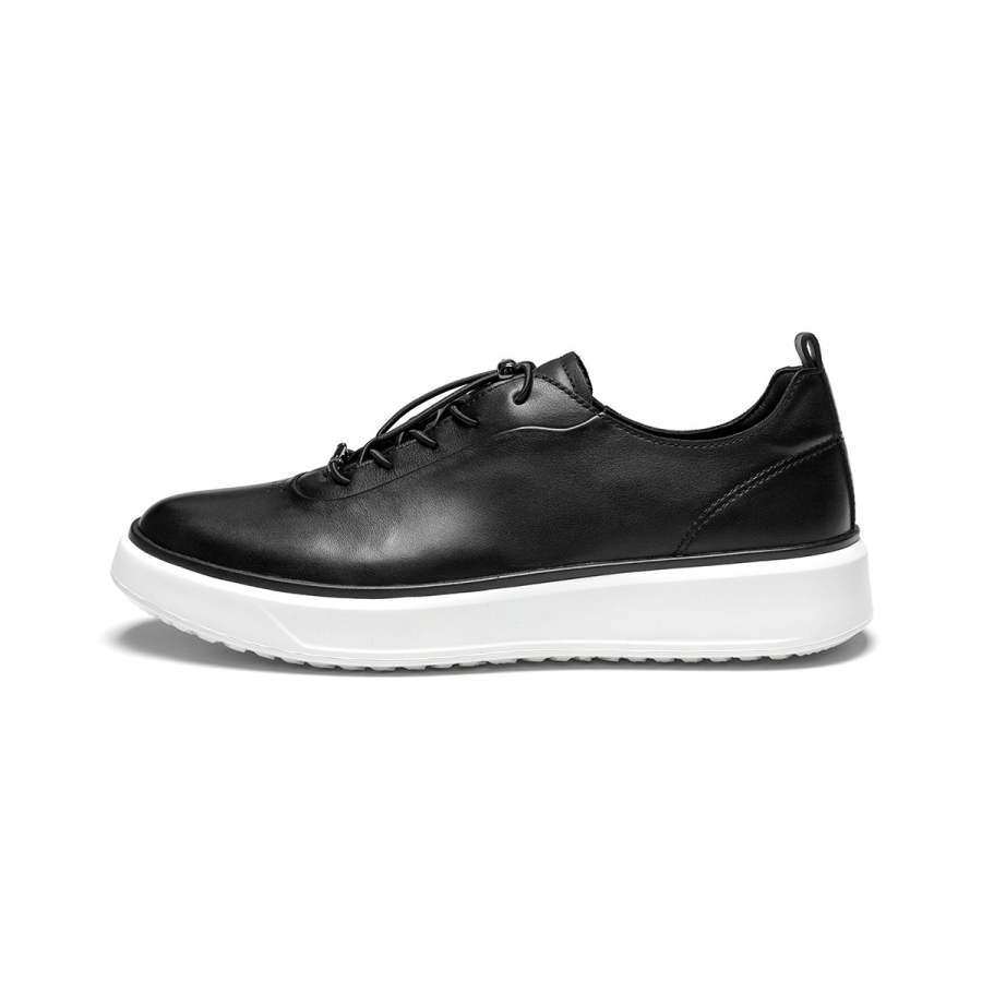 J.BENATO Men's Casual Shoes Men's Low Top Black/Khaki
