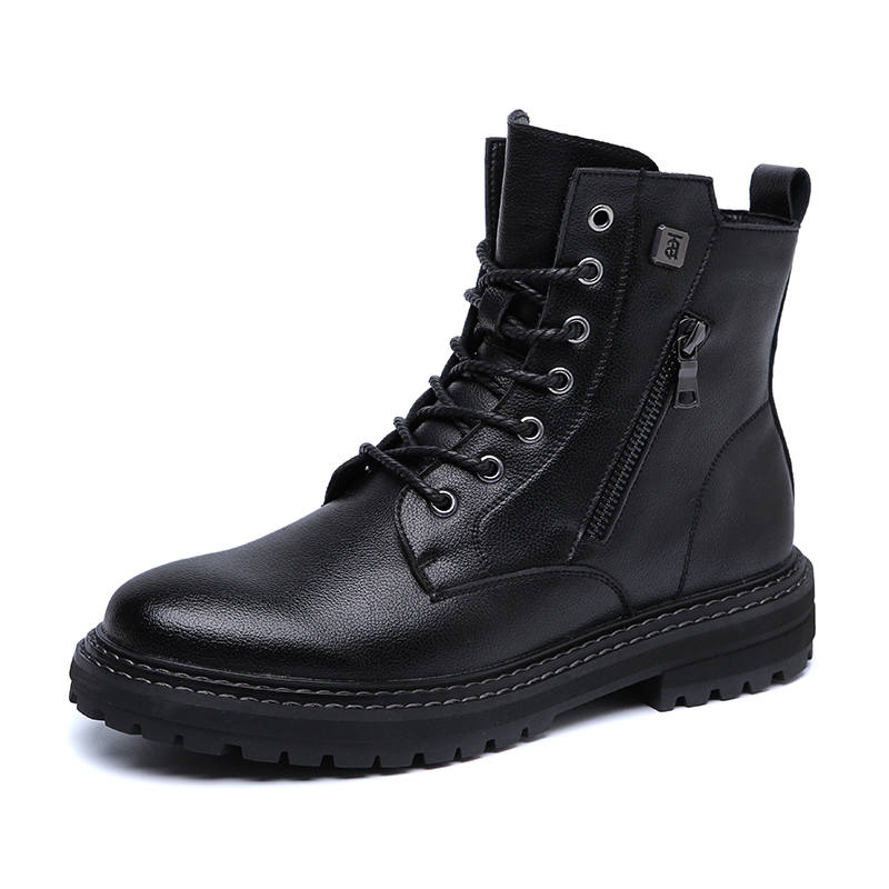 Devanro Devanro Short Combat Boots Men's Black
