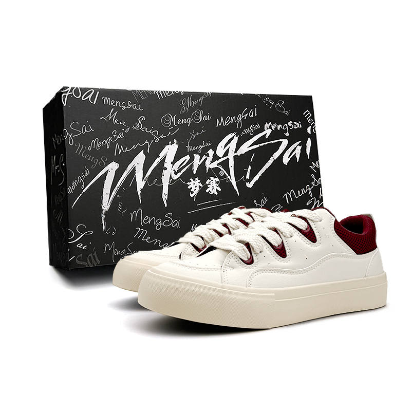 Mengsai Slip Resistant Abrasion Resistant Balance Slip Resistant Abrasion Resistant Balance Low top Skateboard Shoes