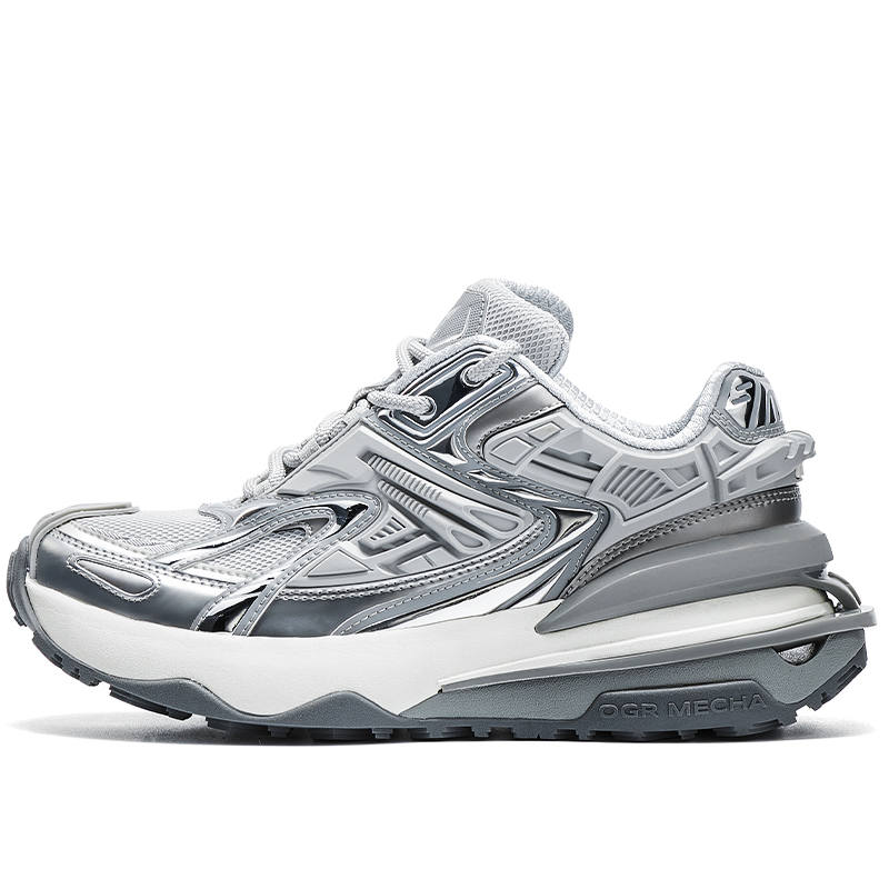OGR OGR Low top Running Shoes Unisex Silver Gray