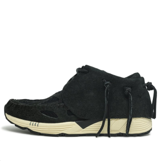 Visvim FBT PRIME Suede Abrasion Resistant Low top Casual Shoes Men's Black