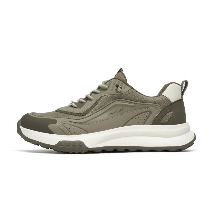 C°BANNER Textile, Synthetic Leather Low top Casual Shoes Men's Apricot