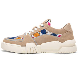 CHCH Vintage Trendy Design Fashion Color Block Stylish Skateboarding Shoes Men's