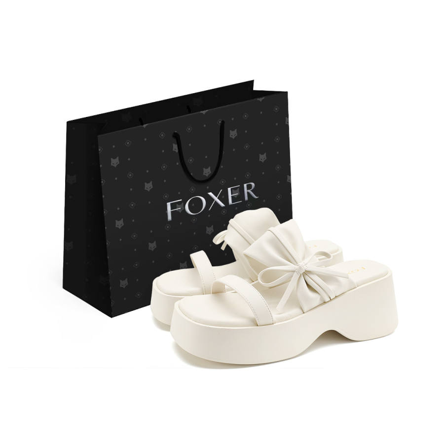 FOXER FOXER Slide Slippers Women's Beige
