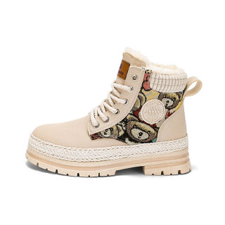 CAHHRRN Short Mid Calf Combat Boots Unisex