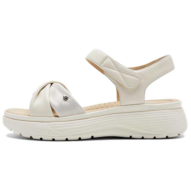 NINE WEST Sheepskin One Strap Sandals Women's