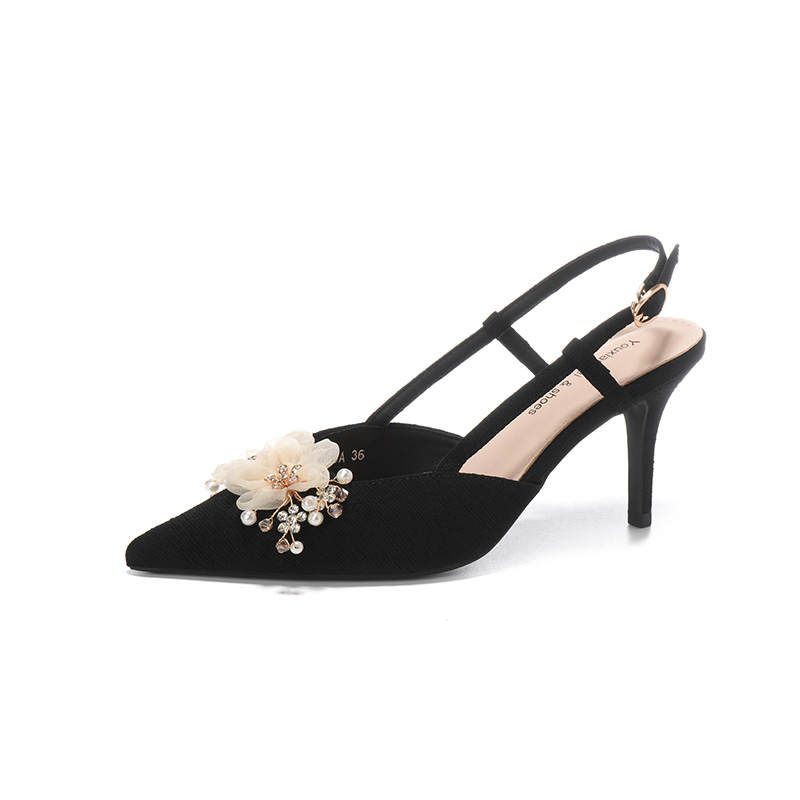 QITUMAUL Slim Heel High Heels 7.5cm Women's