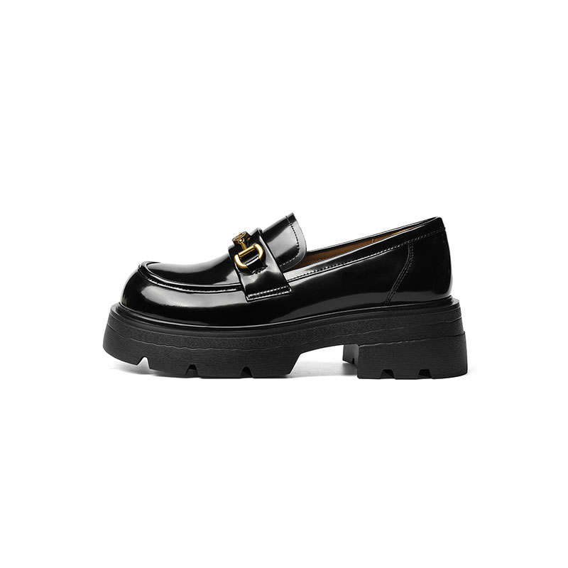 RED DRAGONFLY Synthetic Leather, Split Cow Leather Loafers 5.3CM Women's