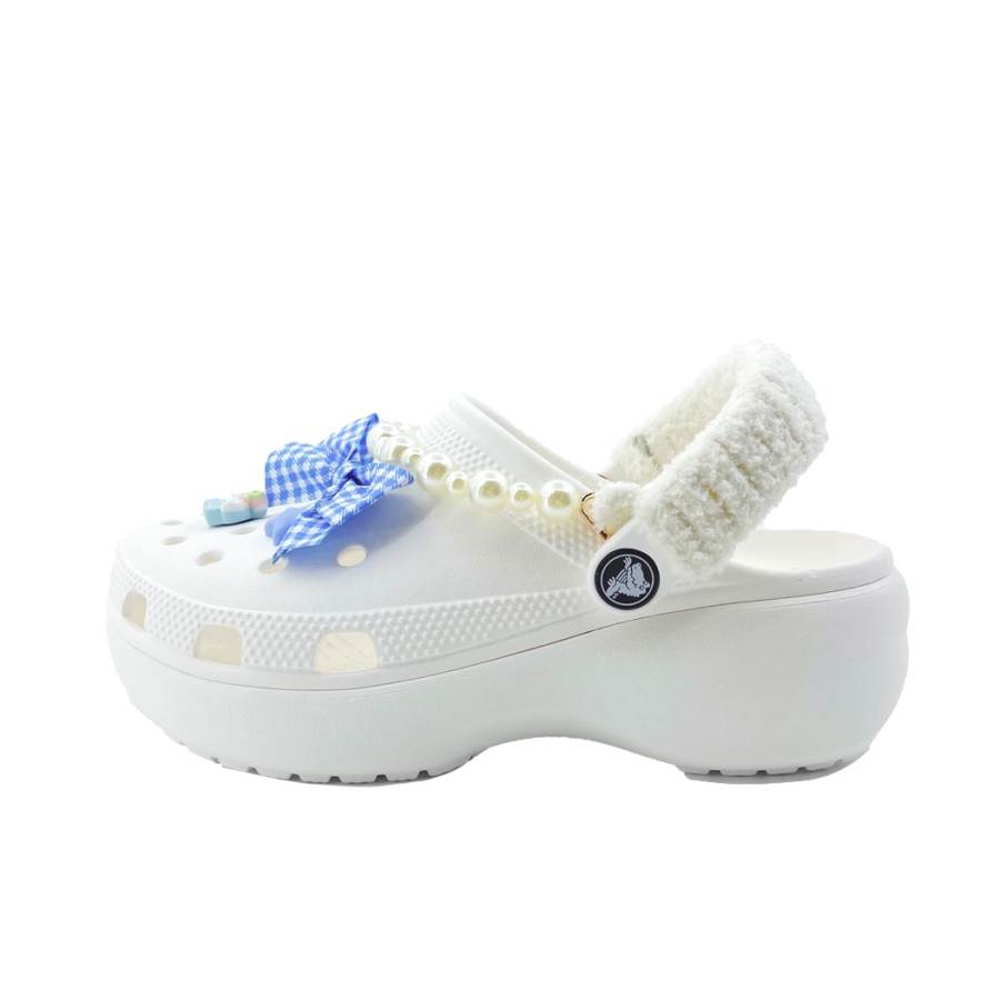 Crocs Crocs Classic Platform Clog EVA Clogs Unisex White