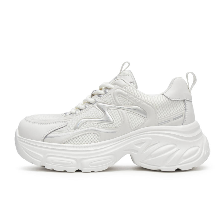 Teenmix Galaxy Lightning Cushioning Height Increasing Slip Resistant Low top Chunky Sneakers Women's