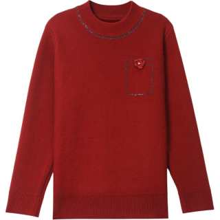 Hodo Knitwear Women's Crew Neck Thickened