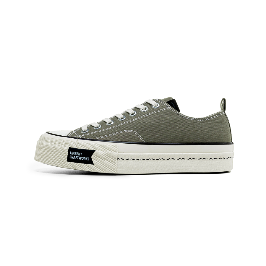 T/C TC Abrasion Resistant Abrasion Resistant Low top Canvas Shoes Unisex Olive Green