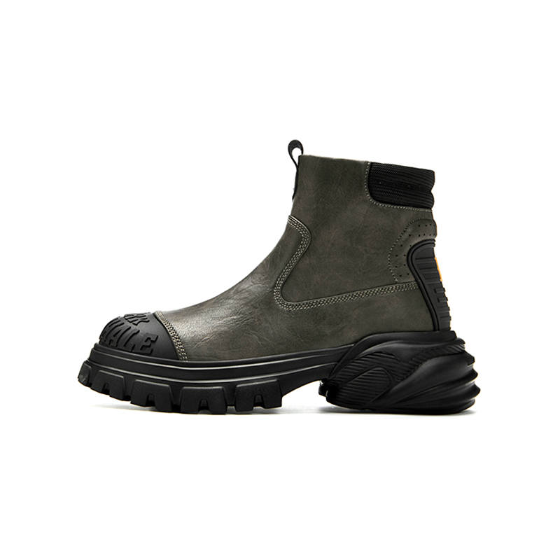 FAIRWHALE Ankle Boots Men's Khaki/Black