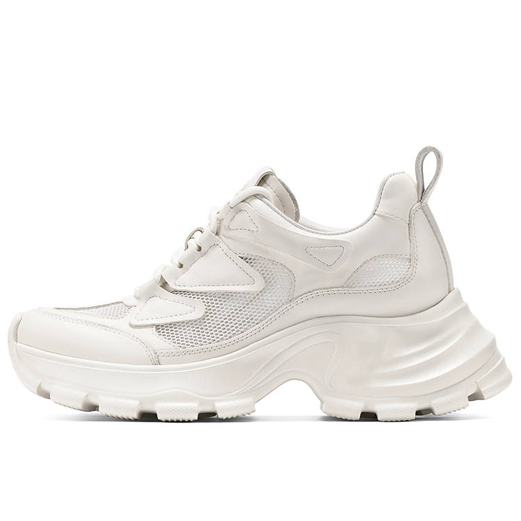 GG-CC GG CC Casual White Sneakers Height Increasing Lightweight