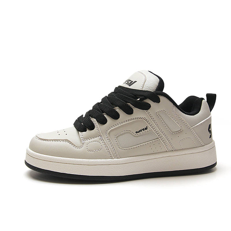 STUR YSN Abrasion Resistant Lightweight Wear resistant And Lightweight Low top Skateboard Shoes Women's Gray