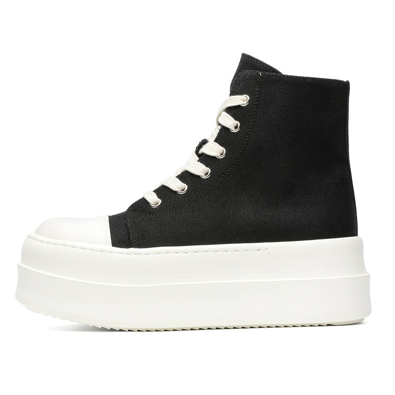 WEISHIBANGWEI WEISHIBANGWEI Mesh Short Combat Boots Unisex Black